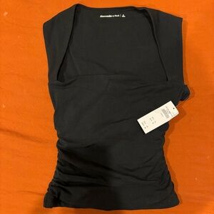 Abercrombie & Fitch Black Tank Top